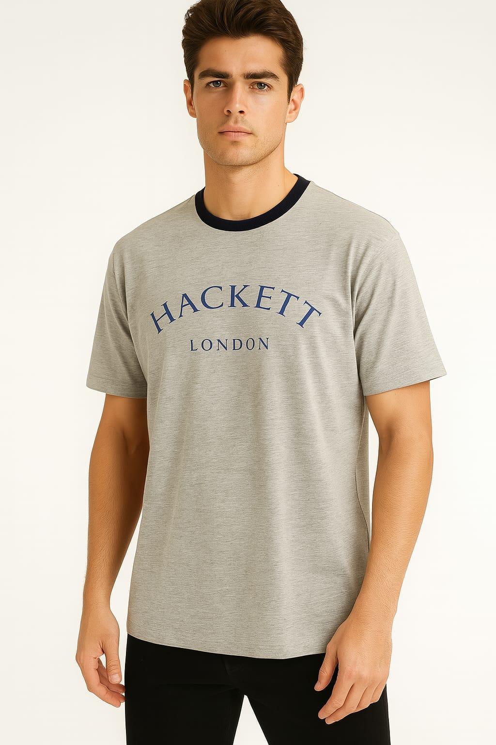 Hackett Round Neck T-Shirt - Sanki