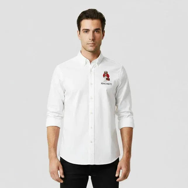 Hackett Signature Embroidered Shirt - Sanki