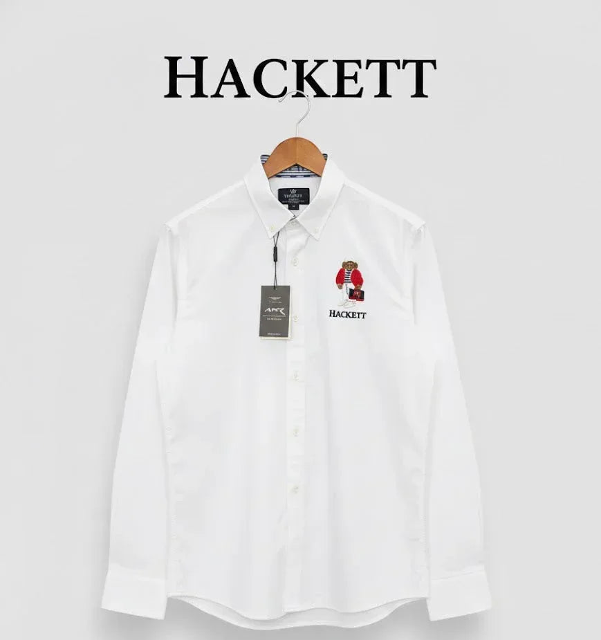 Hackett Signature Embroidered Shirt - Sanki
