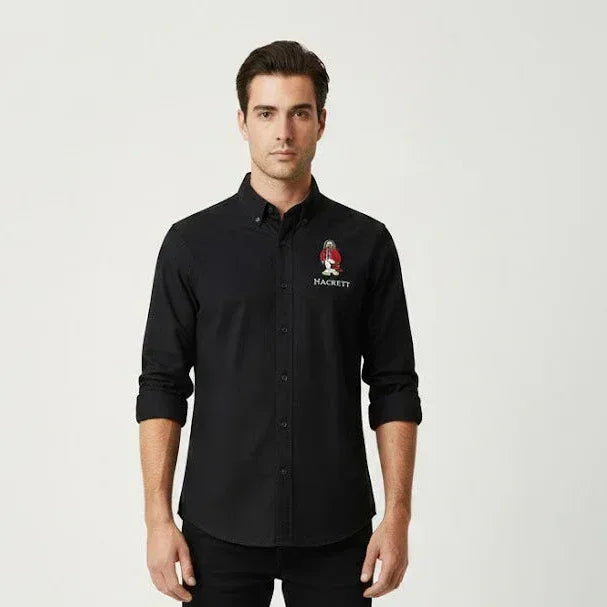 Hackett Signature Embroidered Shirt - Sanki
