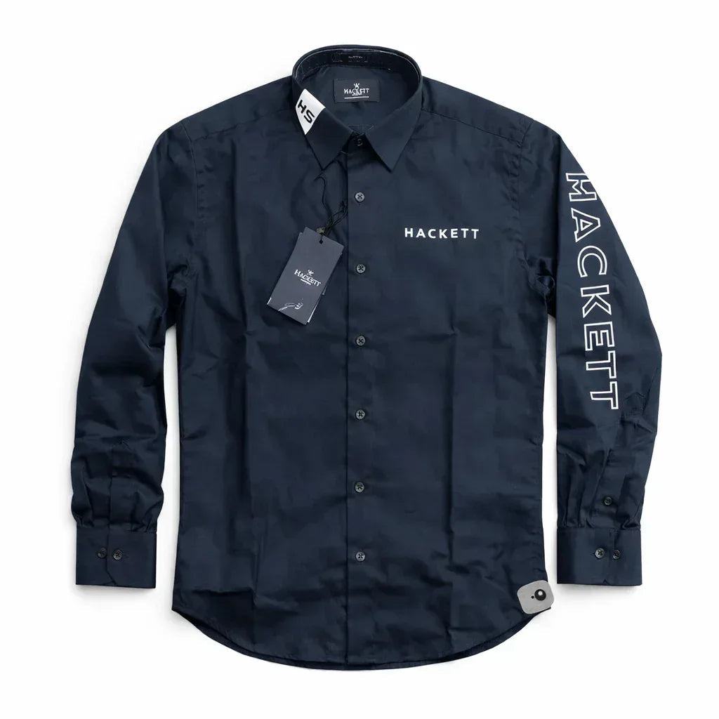 Hackett Full Sleeve Shirt Dark Blue